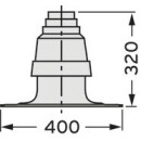 Vaillant Schachtabdeckung PP, Abgasleitung DN80 im...