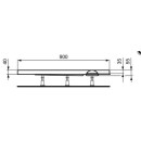 IS S100 Acryl Brausewanne 900x800x35mm weiß