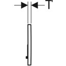 Geberit GE BetPl. Sigma01, für 2-Mengen-Sp. mattchrom-lackiert