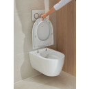 Geberit GE iCon Set Wand-WC mit WC-Sitz, Rimfree Tiefspüler, geschl. Form, T:53cm, weiß