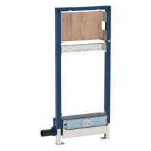 Geberit Duofix Element für Dusche, 130 cm, mit Wandablauf, Wandarmatur Unterputz, für Estrichhöhe am Einlauf 90–200 mm