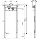 TECEprofil Bad-/Duschmodul 1120mm f. Aufputz-Armaturen m...