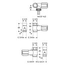 Schell NA-Ventil f Wandbatterie m...