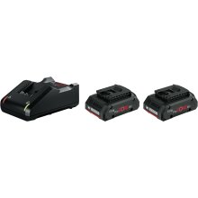 Bosch Starter Set Standard 2x ProCORE18V 4.0Ah + GAL 18V-40