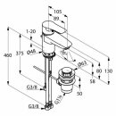 Kludi S100 Waschtischmischer ND mit Ablaufgarnitur...