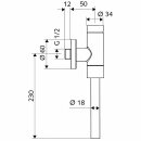 Schell Urinal Druckspüler 1/2 m integr....