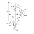 Kludi Thermostat LOGO Basic Dual Shower System chrom