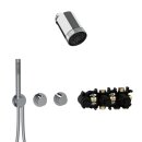 Herzbach MODUL7 Thermostat SET T-SP3 mit SPOT Regenbrause und Stabhandbrause chrom