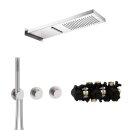 Herzbach MODUL7 Thermostat SET T-MU2 mit Wand-Regenbrause...