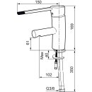 Mora MMIX B5 Care Waschtisch-Einhebelmischer