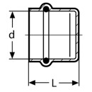 15mm Verschlusskappe  Kombifitting Frabo DVGW