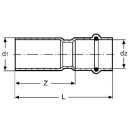 35x28mm Reduzierstück I/A Kombifitting Frabo DVGW