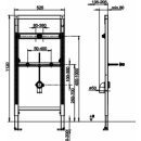 Sanit Urinal-Element INEO Aufputz Druckspüler 1120/525