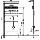 Sanit Ausguss-Element INEO für Wandarmaturen